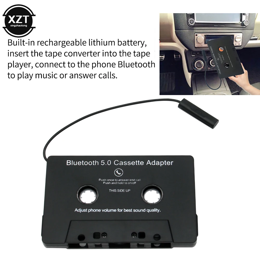 Универсальный Bluetooth 5 0 конвертер автомобильная лента MP3/SBC/стерео аудио кассеты