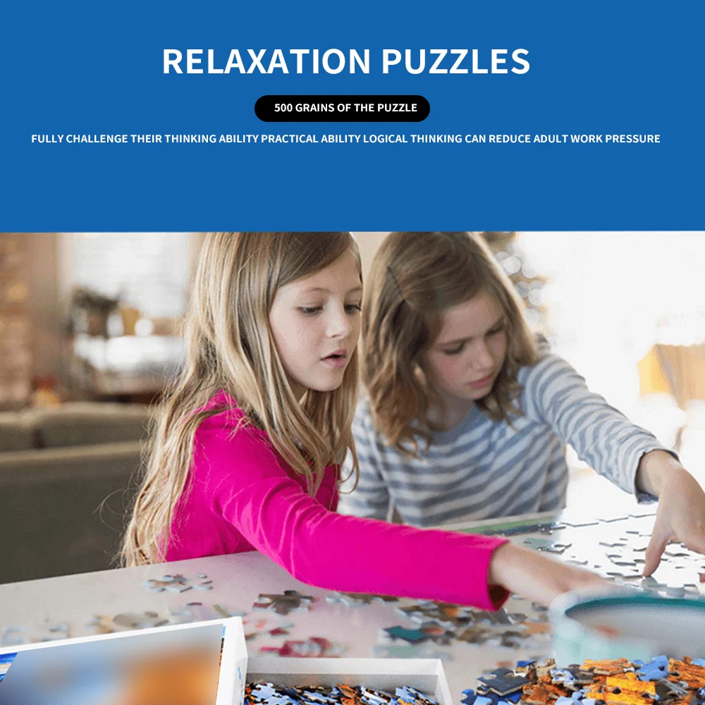 

500 pieces Assembling picture toys for adults childrens kids games educational Toys Adult Decompression Toys