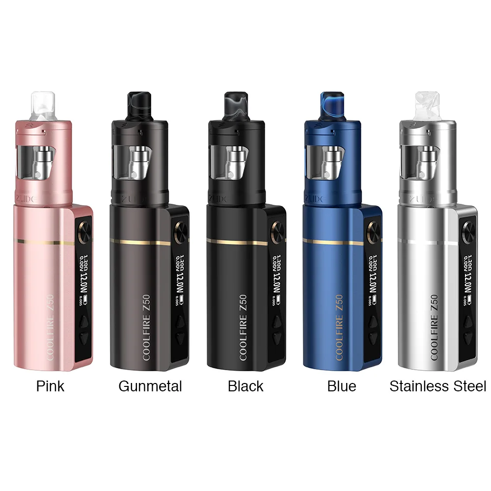Оригинальный Innokin Coolfire Z50 VW комплект с 2100 мАч батарея мод и 4 мл Zlide трубка бак