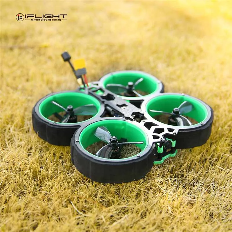 Квадрокоптер iFlight Green H V3 3 дюйма 6S 145 мм гоночный FPV CineWhoop с мотором XING-C 1507 SucceX-E Mini F7
