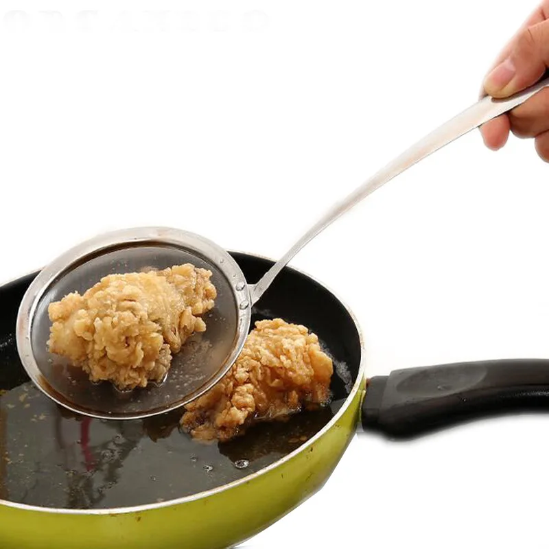 Сетчатый фильтр для растительного масла кухонный инструмент шумовка супа ложка