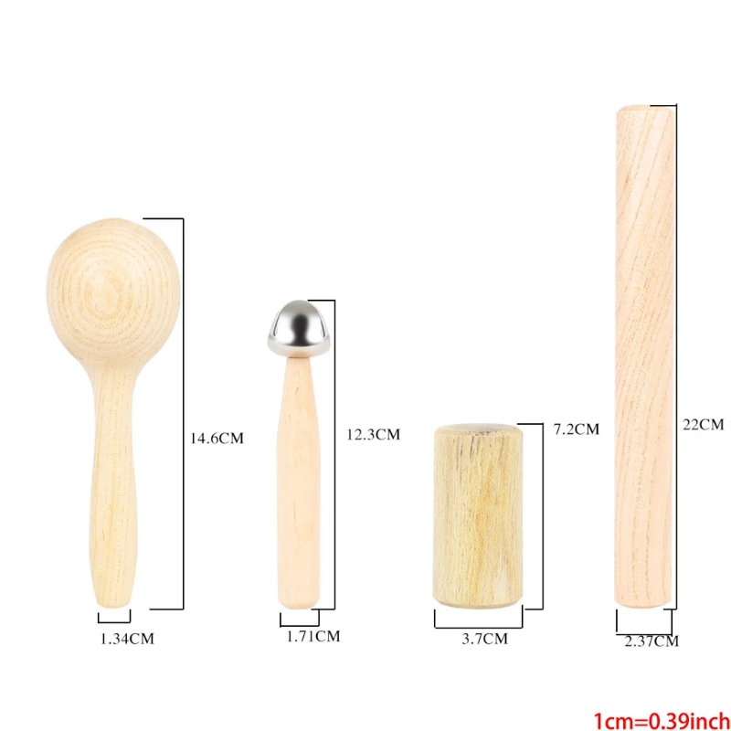 

4Piece Children's Percussion Set with Storage Carry Bag, Educational Wooden Plastic Metal Musical Instruments for Kids