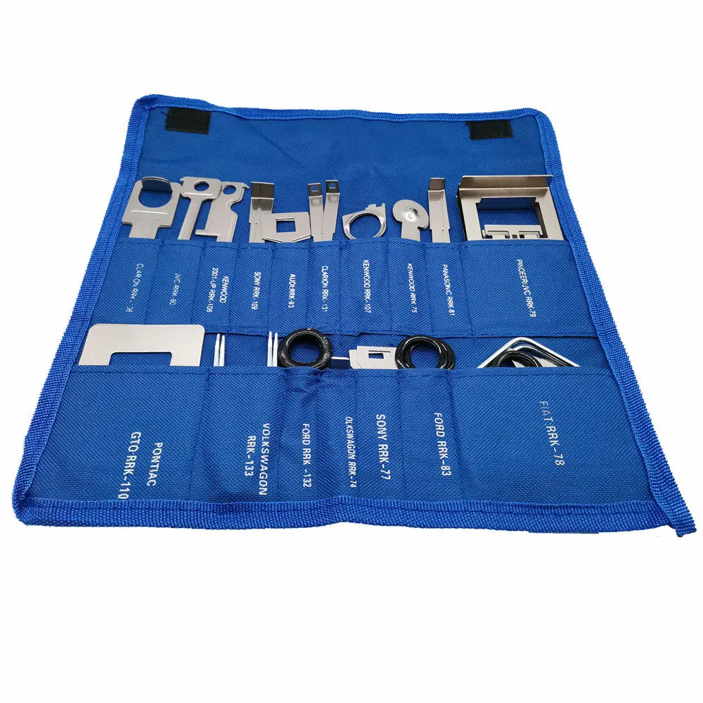 

38 шт., инструменты для разборки автомагнитолы, DVD-навигация, обшивка панели приборов, комплект для ремонта установки приборной панели