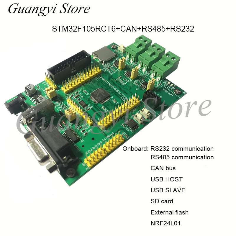 

STM32F105RCT6/RBT6 макетная плата/минимальная система/двойная плата разработки CAN Bus/RS485