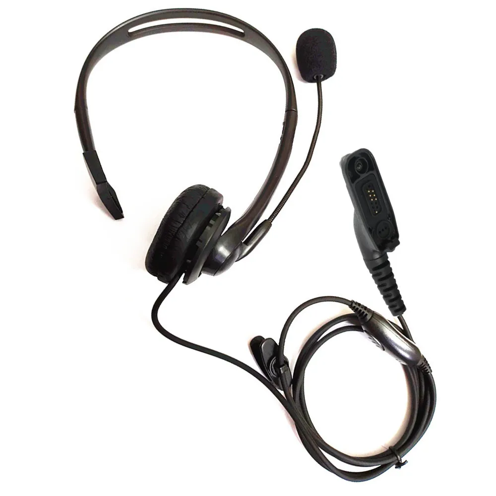 Walkie Talkie Mic Headset Bouncer Headphone For Motorola APX6000 XPR6300 DP4800 MTP6550 P8200 P8268 P8668 Radio Plug Accessories
