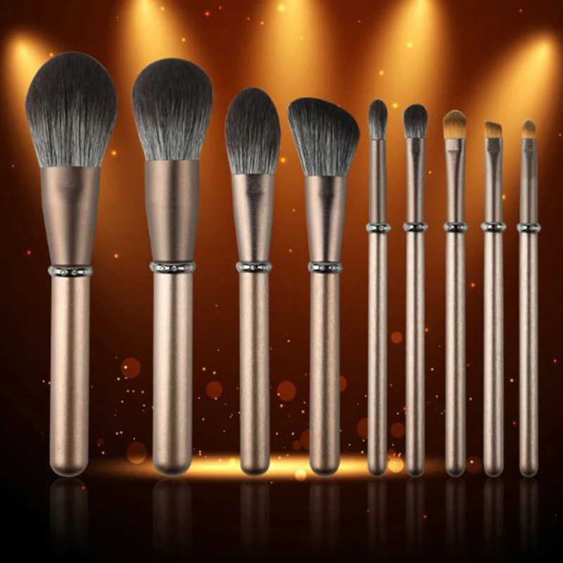 

New high-quality Mouth Tube Makeup brush Set Eye shadow brush Blush Mixed powder brush Shadow kit Professional makeup Tools