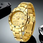 Мужские золотые часы Montre Homme WWOOR 2021 роскошные золотые автоматические часы с датой мужские модные наручные кварцевые часы из нержавеющей стали для дайвинга
