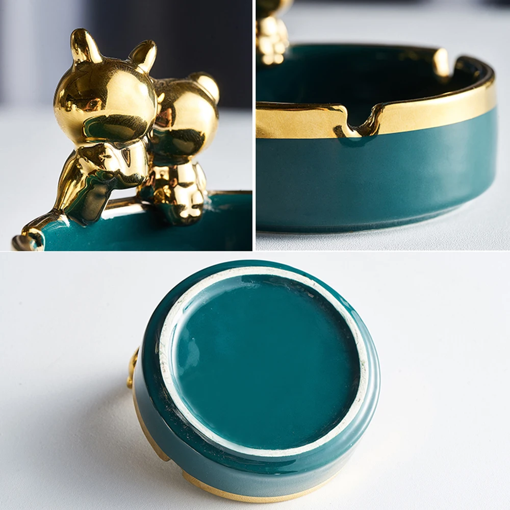 Керамическая пепельница в скандинавском стиле креативная из Пномпеня