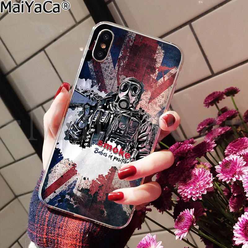 A16 MaiYaCa Rainbow Six Siege 6 Новинка чехол для телефона Fundas чехол для iPhone 8 7 6 6S Plus 5 5S SE XR X XS MAX чехол - Цвет: A16