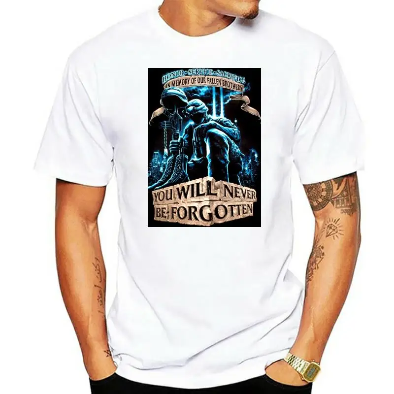 

Вы никогда не забудете солдатика-Ветеран-военная футболка в стиле милитари-
