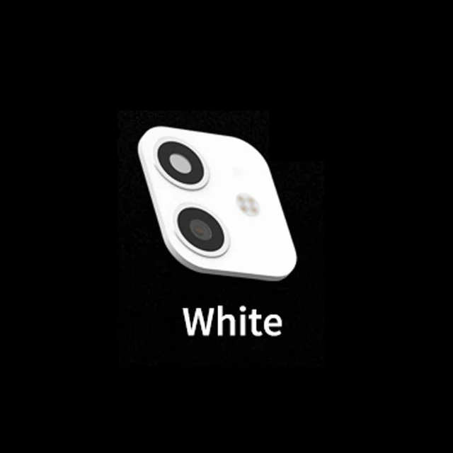 9D Полный Объектив камеры протектор экрана для iPhone Xs X Xr 11 Pro Xs Max наклейка защита объектива стеклянный чехол для iPhone 11 - Цвет: White