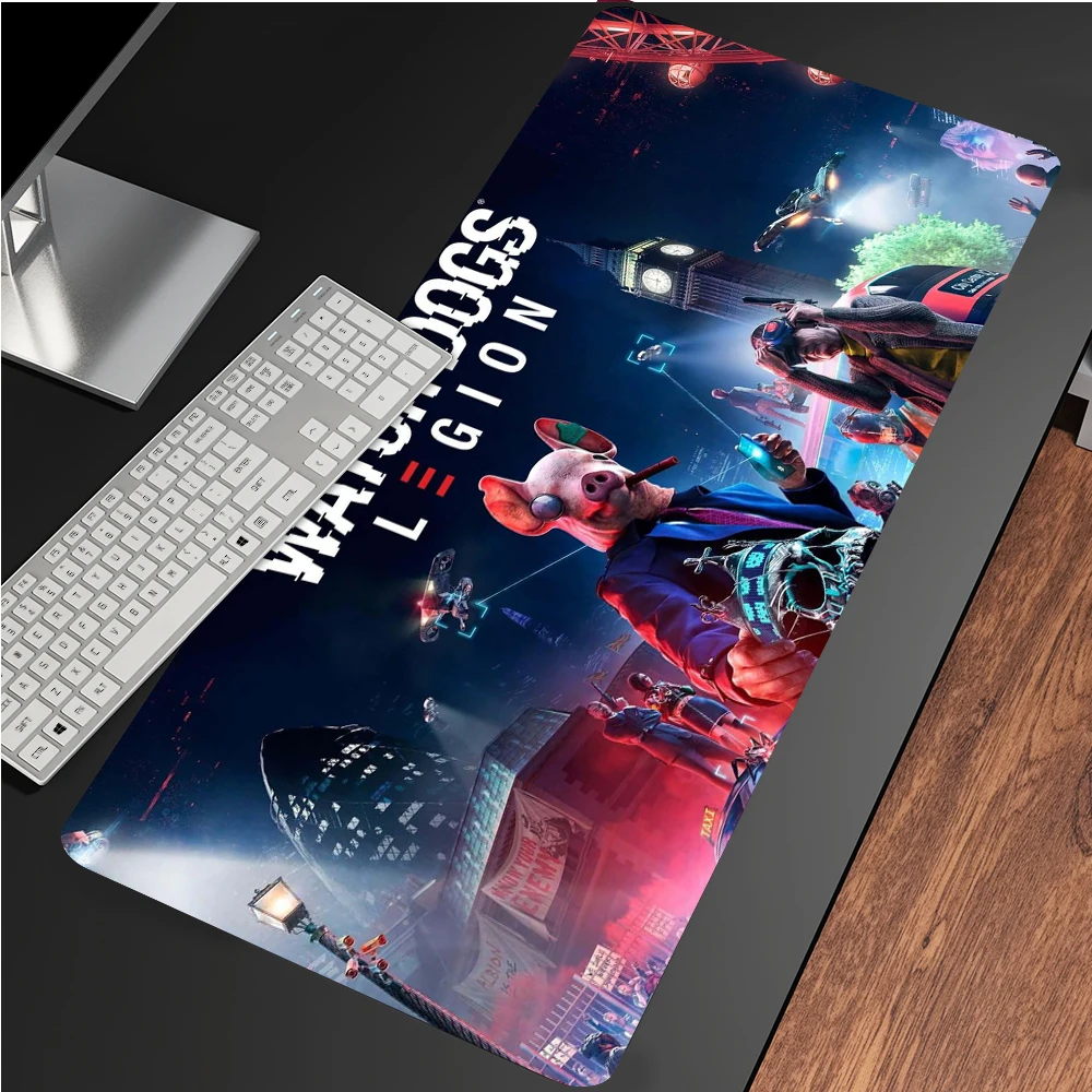 Watch Dogs Legion Mouse Pad Gamer Computer Large 900x400 XXL For Desk mat Keyboard E-sports gaming accessories mousepad 30x60