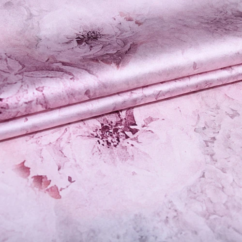 Шелковая ткань с принтом шириной 105 см эластичная атласная 20 мм Мягкая рубашка