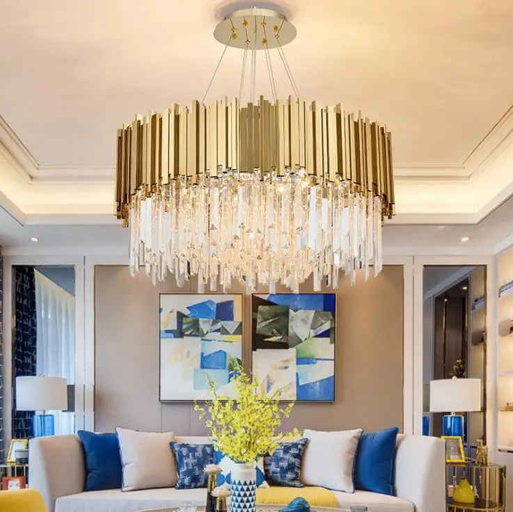 Современный светильник роскошная простая Люстра для гостиной спальни