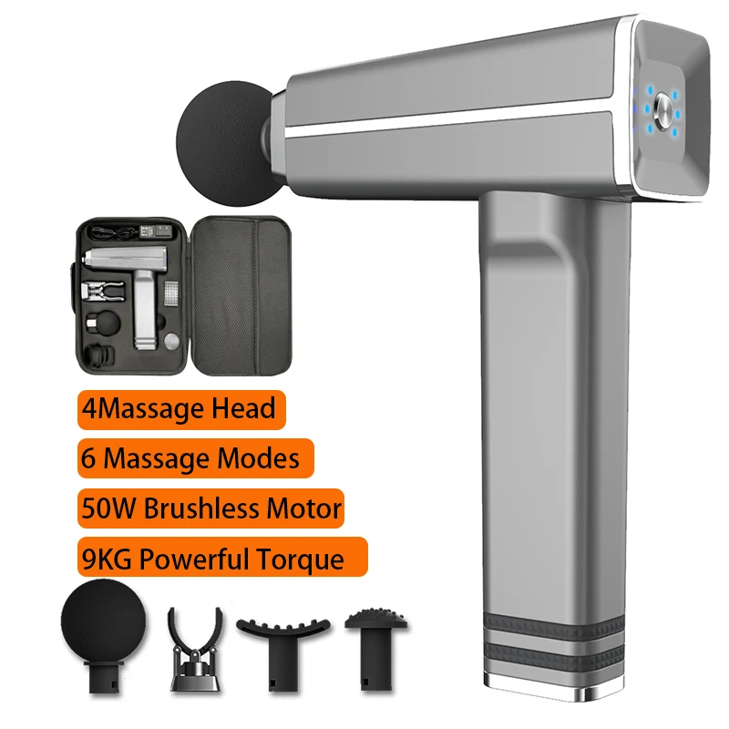 Новейший массажер мышц Muscle Massage Gun Body Massager Portable and Light Electric Pain Relief Relaxing on.