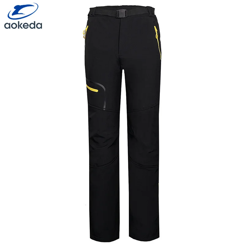 Водонепроницаемые походные уличные штаны мужские флисовые мягкие охотничьи