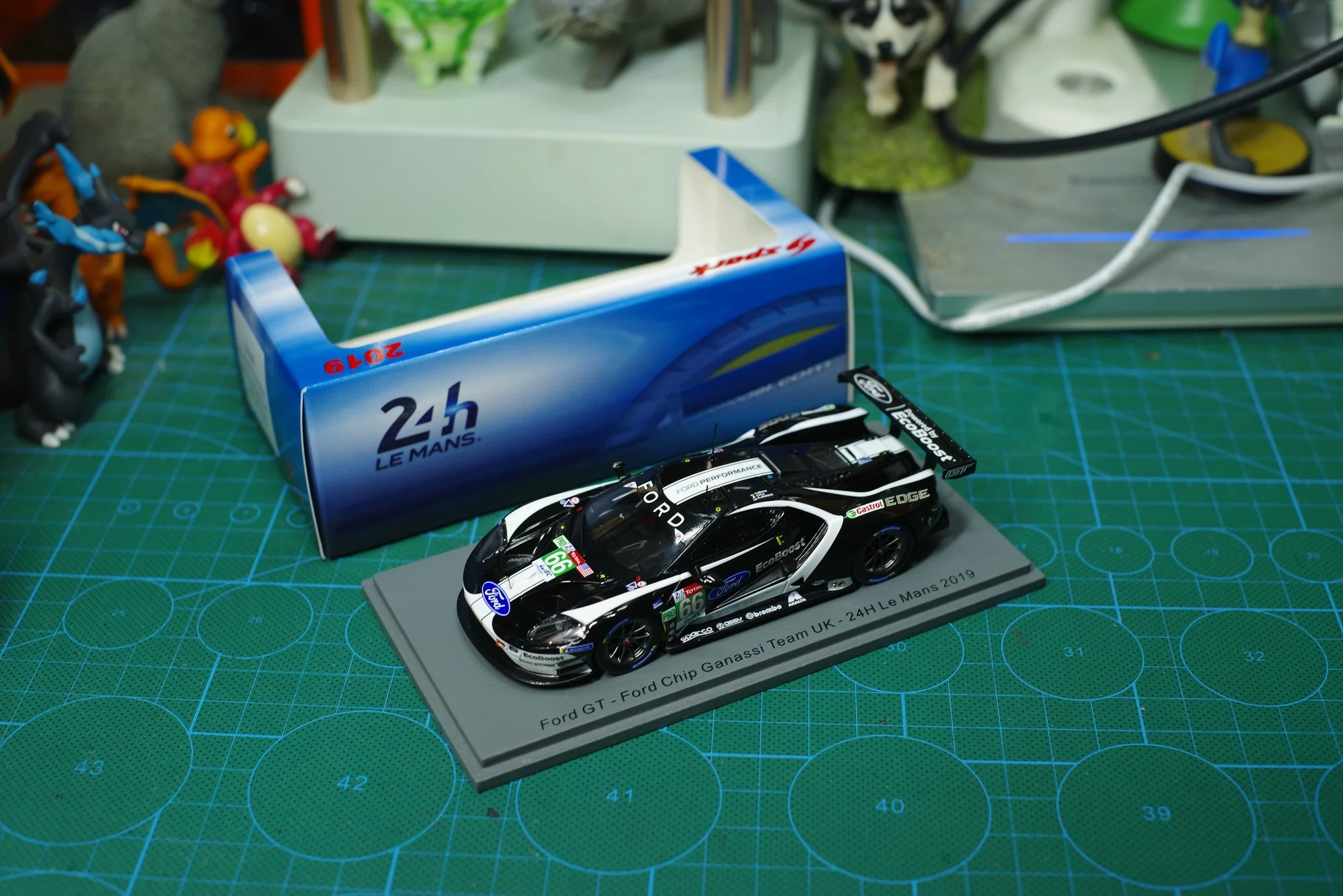 

Модель 1/43 2019 Le Mans GT Group Ford GT 66 # литой автомобиль из сплава Высококачественная коллекция украшений подарок