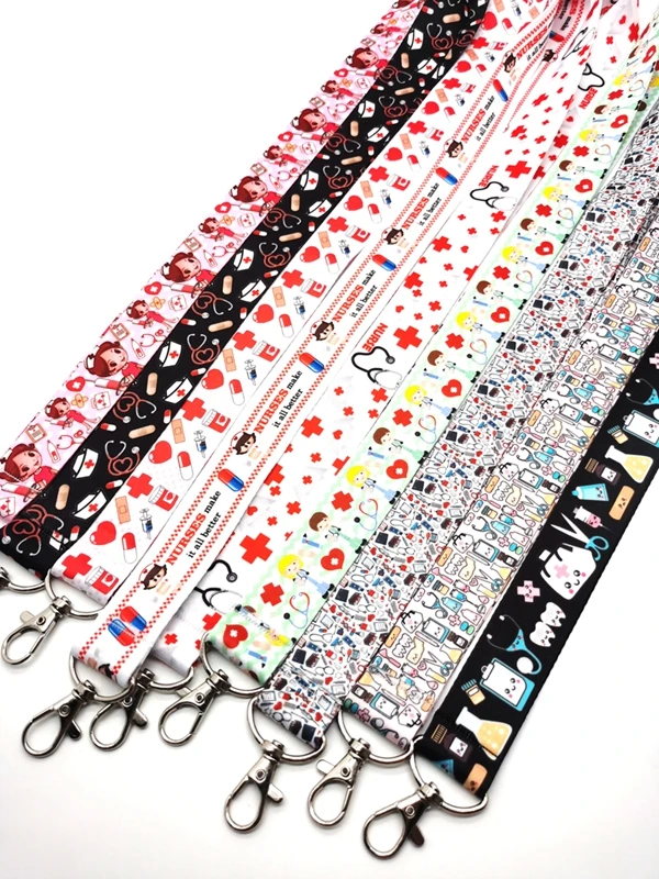 Лидер продаж новинка 20 шт. врач-медсестра ремешки для шеи держатель Бейджа