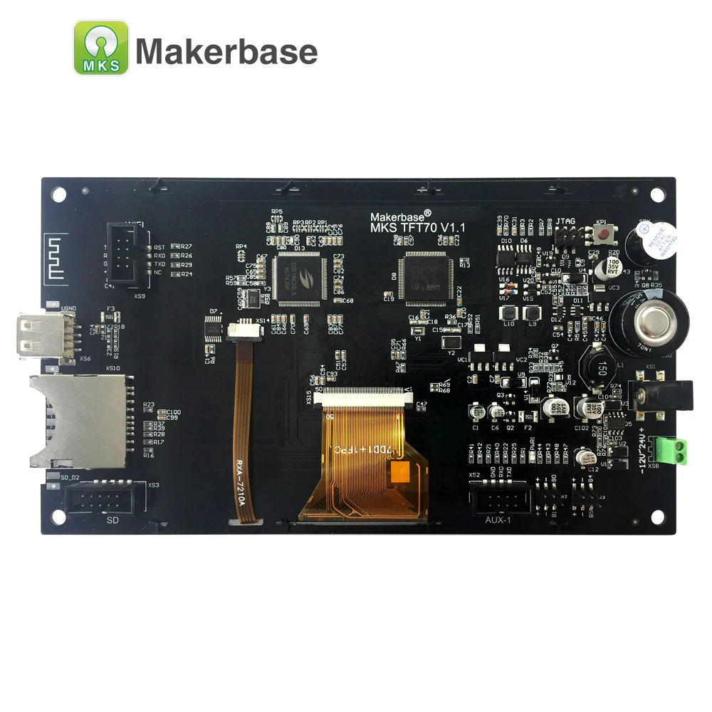 7.0 inch display  MKS TFT70 touch screen smart display controller wifi wireless Control preview gcode for DIY 3d printer parts
