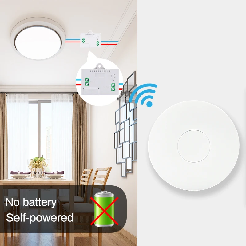 Беспроводной самозаряжаемый переключатель Saful пульт дистанционного управления