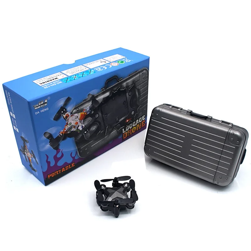 

Mini Wifi 200W Real Time 480P FPV RC Foldable Quadcopter Drone With Luggage Box