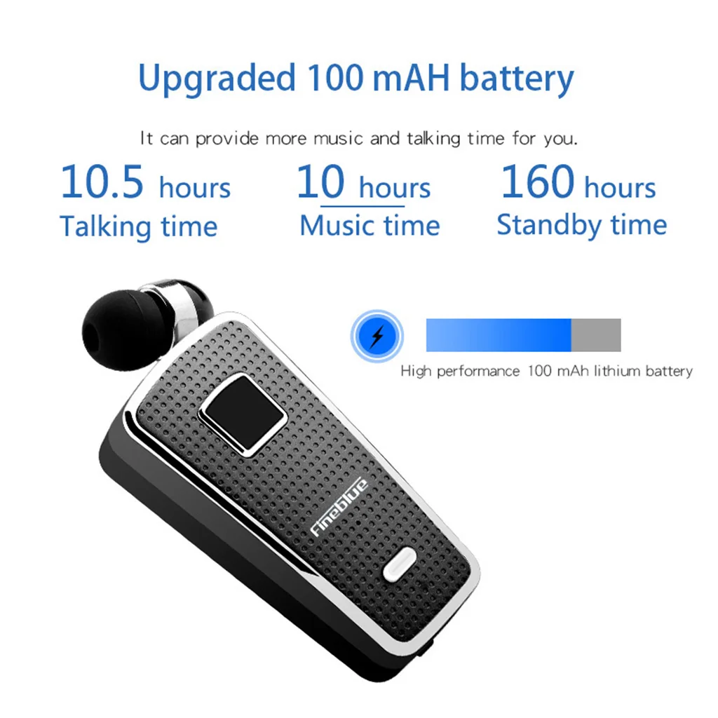 Fineblue F970Pro мини портативные беспроводные Bluetooth 5 0 наушники телескопическая задняя