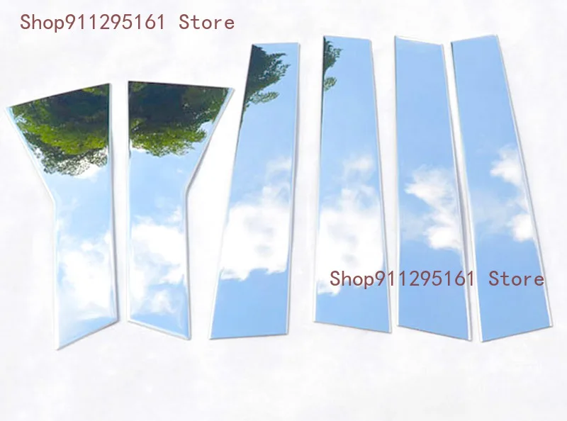 

6 шт., колонка из нержавеющей стали для окон Dongfeng AX7 2016-2018