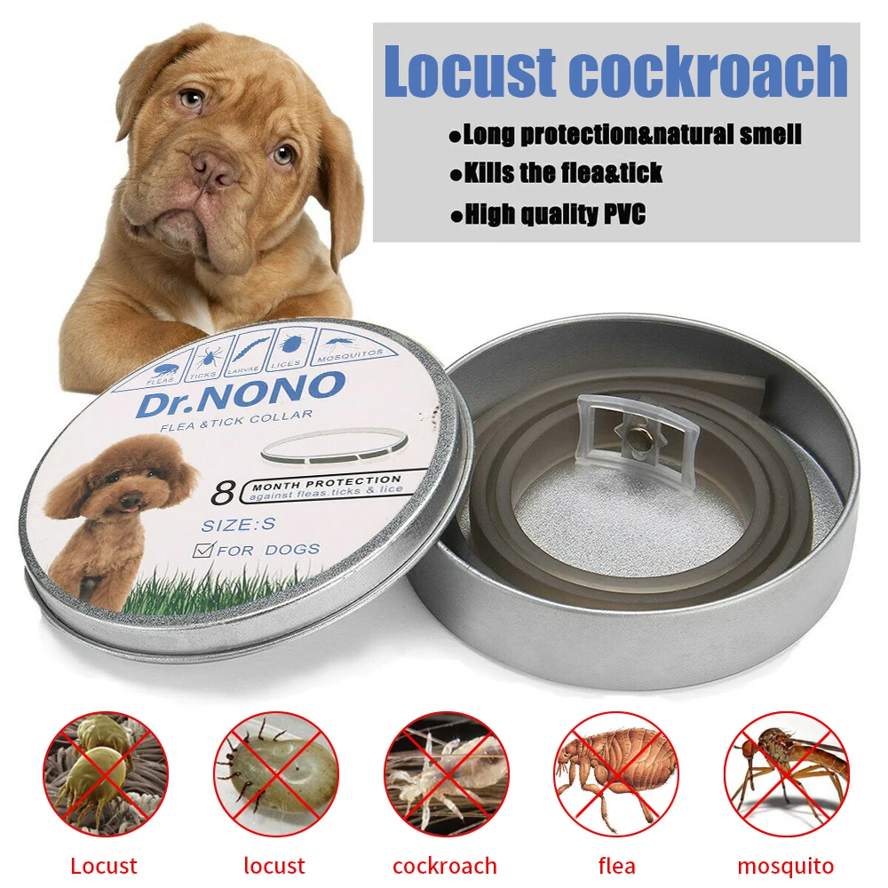 Ошейник для собак отпугивающий комаров ошейник защиты от насекомых домашних