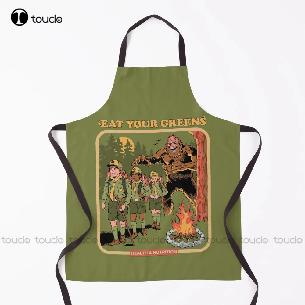 

Фартук Унисекс New Eat Your Greens Bigfoot, монстр, оккульт, 80S, 70S