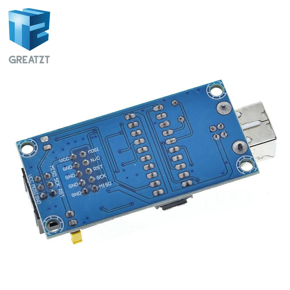 GREATZT 1 комплект USBTiny USBtinyISP AVR ISP программатор загрузчик для Meag2560 UNO R3 с 10pin Кабель