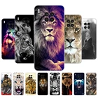 Чехол для Honor 50 Lite, 6,67 дюйма, мягкий силиконовый чехол из ТПУ на заднюю панель телефона Huawei Honor 50 Lite, легкий бампер, чехол, волк, тигр, Лев, медведь