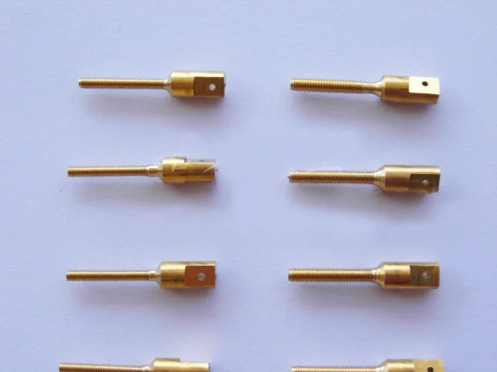 20Pcs Brass M2/M2.5 Thread Connecting Tie Rod 1mm Steel Wire Connector Accessories for DIY RC Aircraft Models Length 25mm | Игрушки и
