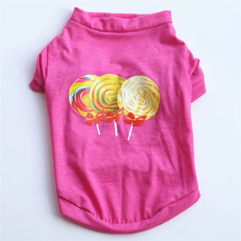 Одежда для собак летняя одежда питомца Мишка VIP Померанская футболка щенок