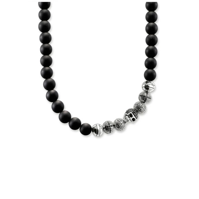 Женское/Мужское ожерелье из серебра 925 пробы с подвеской-крестом |