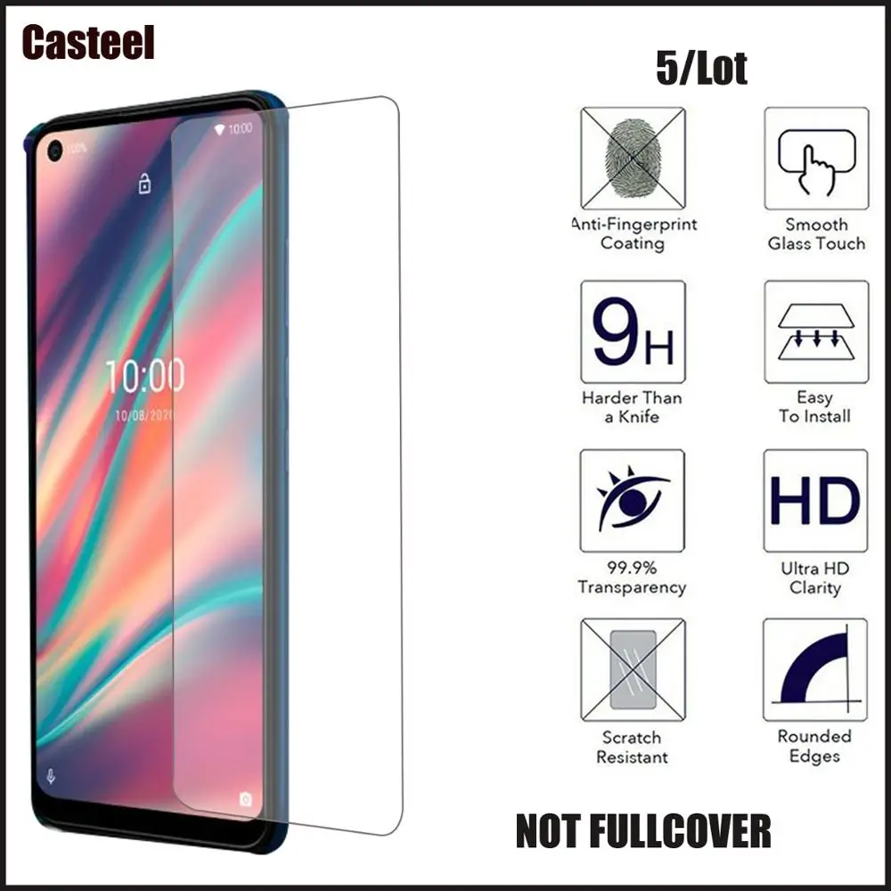 

5/lot 0.3mm 9H Premium 2.5D Curved Edge Tempered Glass For WIKO View 5 Plus Screen Protector Film