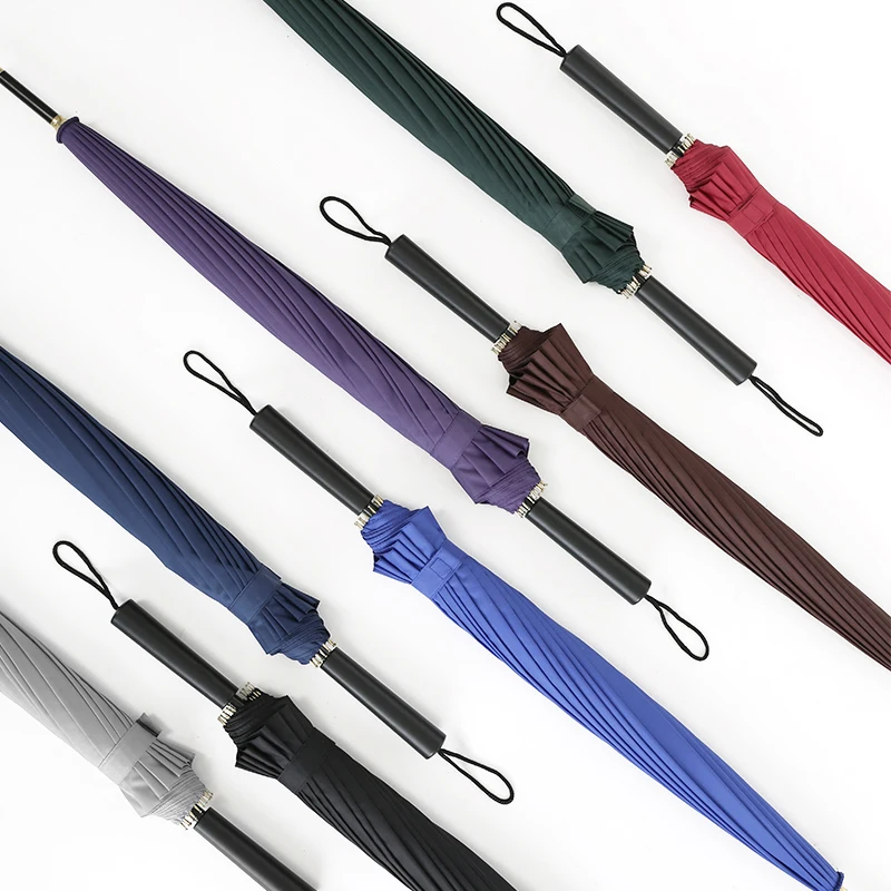 Модный деловой зонт для гольфа 16K мужской ветрозащитный автоматический большой