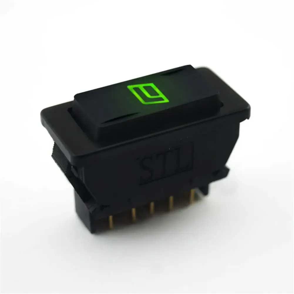 

1pc 12V 20A DC 5 Pins Universal Plastic Auto Car Power Window Switch up and down Lifting Switch with Light Indicator