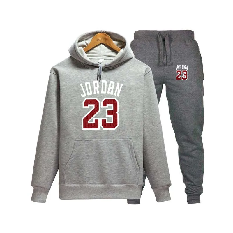 Новинка брендовая Новая мода JORDAN 23 Мужская спортивная одежда с принтом мужские толстовки пуловер хип-хоп мужской спортивный костюм толстовки Одежда - Цвет: 14