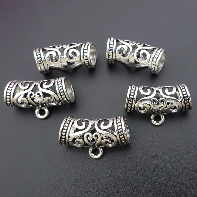 50 Pieces / Lot Vintage Diy Jewelry Component Metal Alloy Charms Connector For Necklace Bracelet Accessories Wholesale