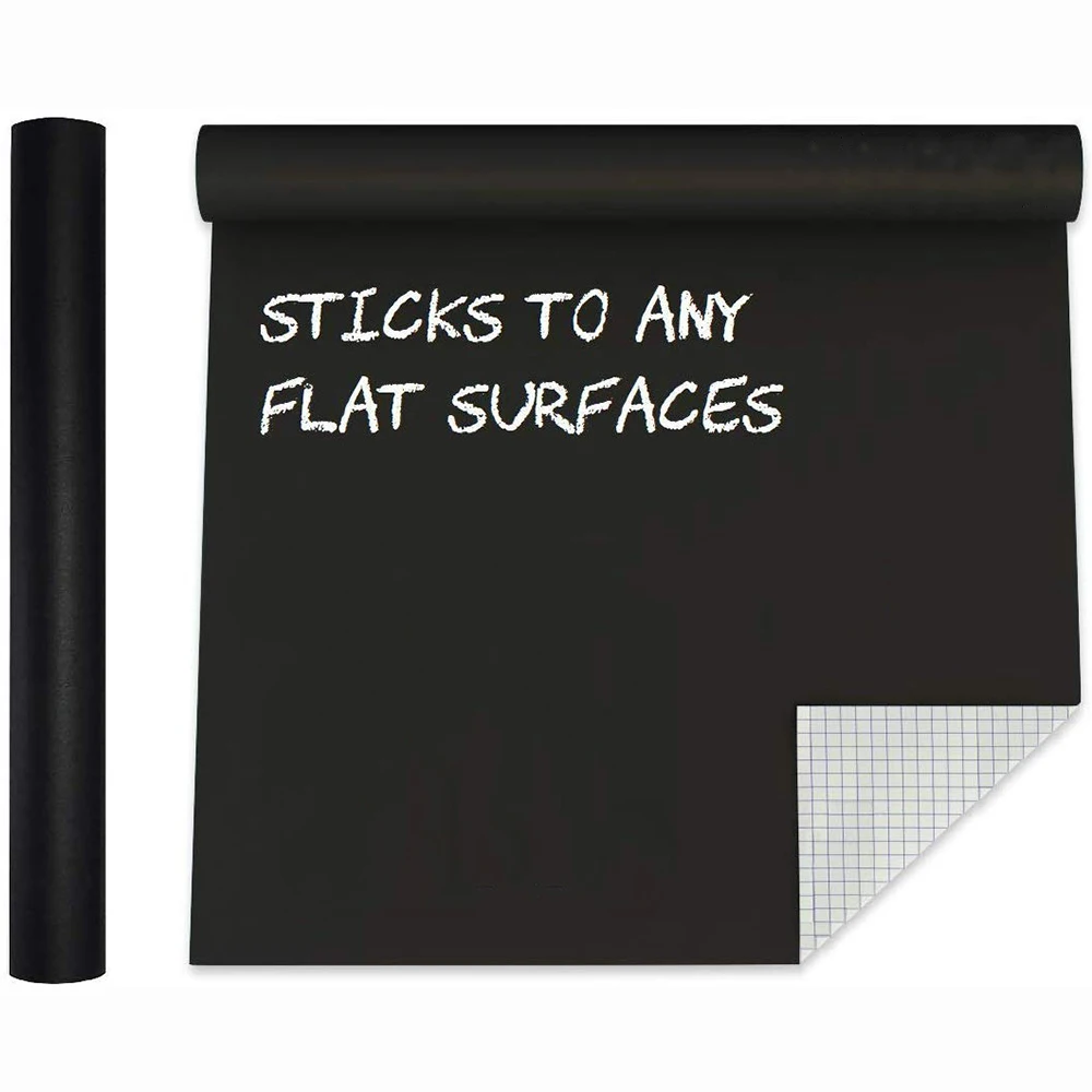 Большая контактная бумага для меловой доски в рулоне клейкая съемная подкладка