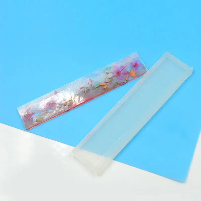 

5Pcs Handmade Silicone Straight Ruler Resin Mold Art Resin Casting Craft Tools