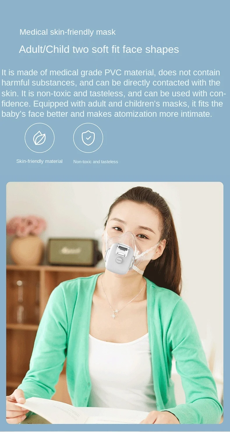 

zq Nebulizer Household Children's Portable Ultrasonic Preventing Phlegm from Forming and Stopping Coughing Handheld Atomizer