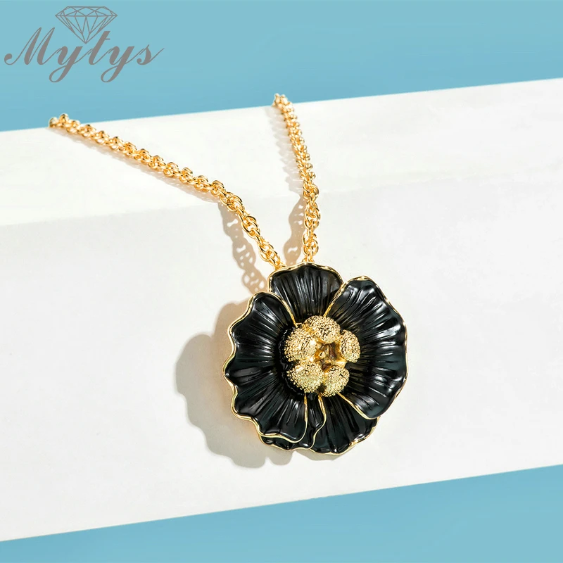 Mytys высококачественное Латунное металлическое ожерелье с подвеской в виде