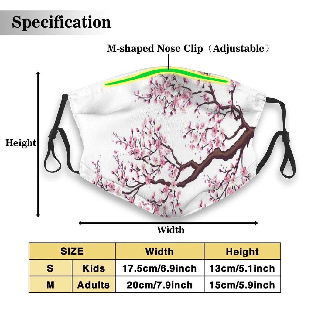 Универсальная Пыленепроницаемая маска для лица с принтом защита от пыли маски
