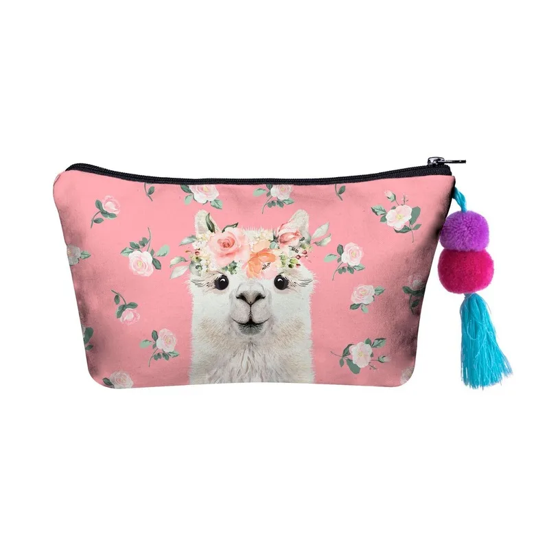 Дорожная женская сумка для хранения косметики органайзеры на молнии Мультяшные