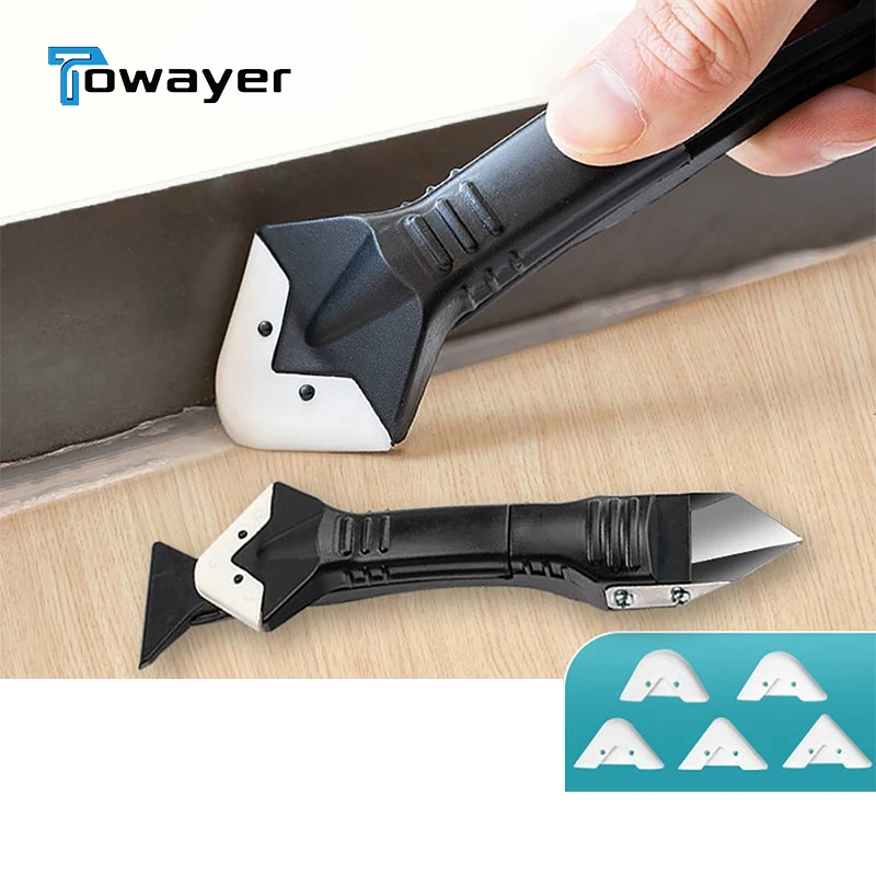 

Plastic Spatula Silicone Squeegee Angle Beautiful Seam Blade Glue Removal Knife Corner Squeegee Squeegee DIY Hand Tools