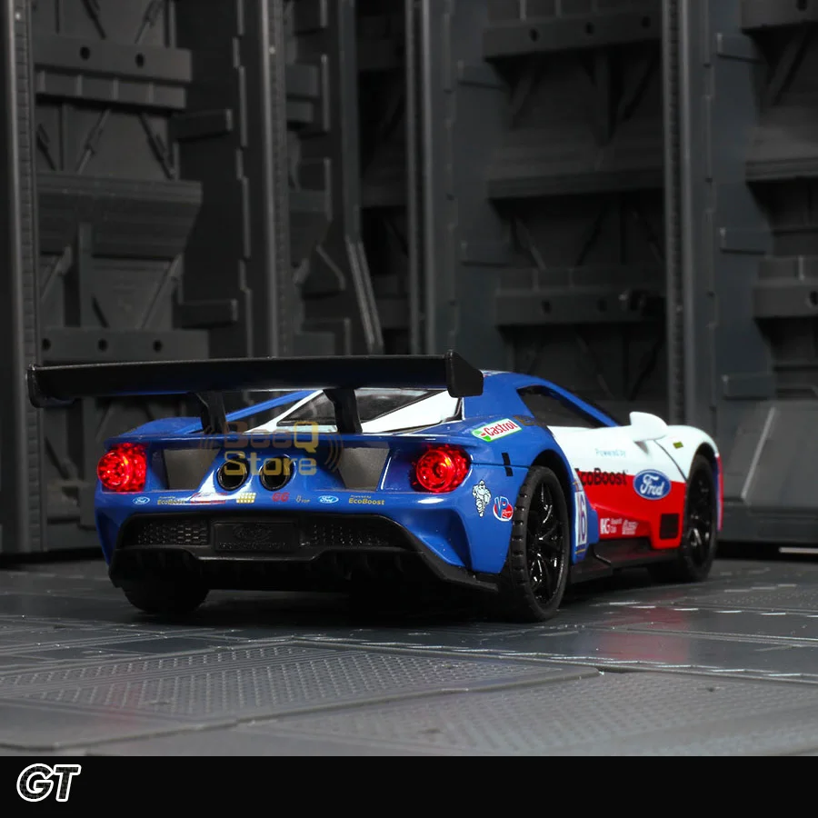 

1:32 Ford GT Roadster Car Metal Die Cast Model Diecasts Toy Vehicles 1/32 Car Model with Light & Sound Car Toys for Children