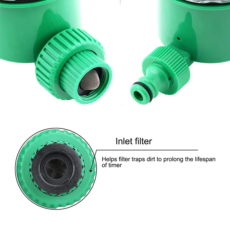 Аналоговый двухциферблатный пластиковый таймер воды многофункциональный