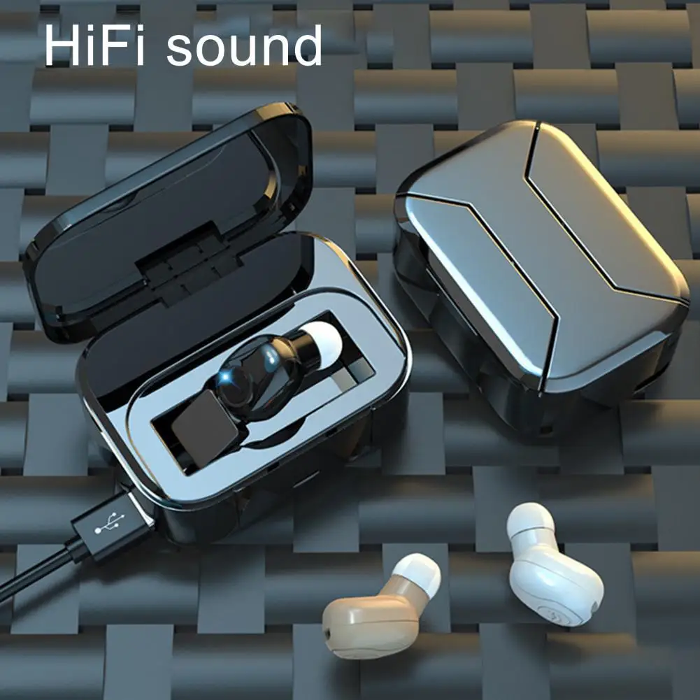 

Y01 Bluetooth-compatible 5.0 Earphone Stereo Wireless Mini Music In-ear Invisible Earbud for gameing Earphone