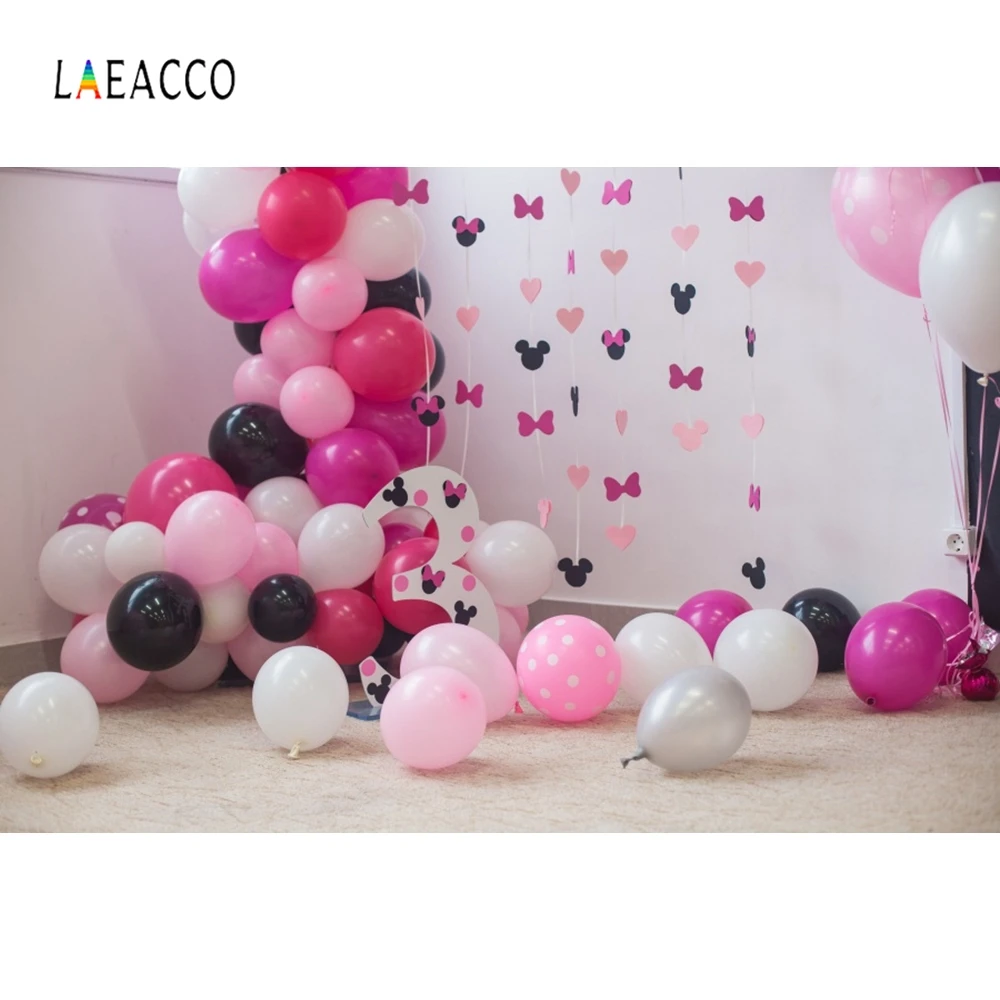 Laeacco воздушные шары Цветы Луна звезды ребенок день рождения фотография фон